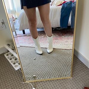 White cowboy boots